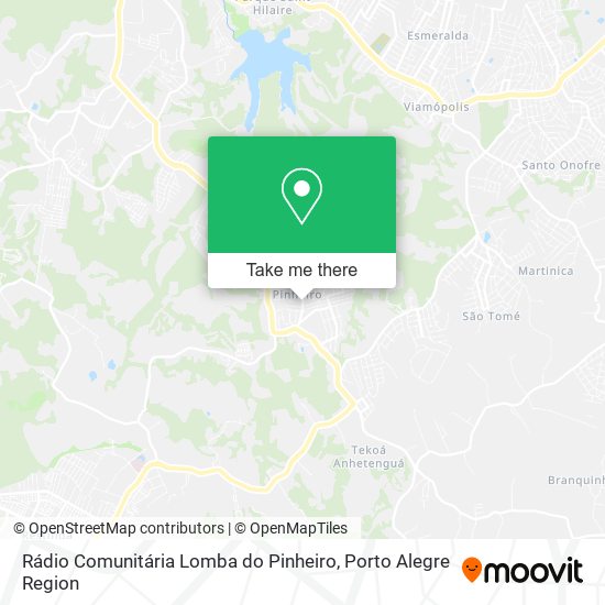 Rádio Comunitária Lomba do Pinheiro map