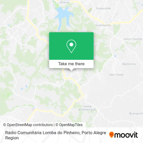 Rádio Comunitária Lomba do Pinheiro map