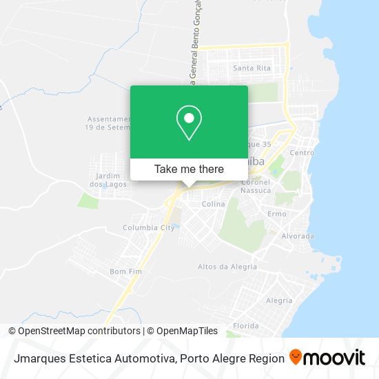 Jmarques Estetica Automotiva map