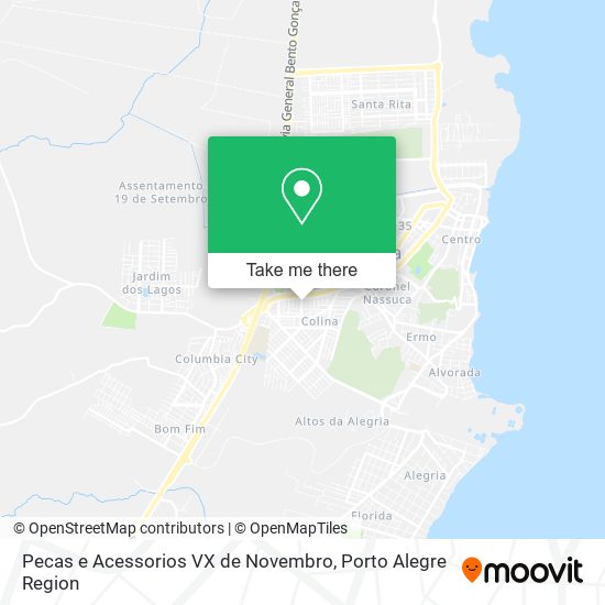 Pecas e Acessorios VX de Novembro map