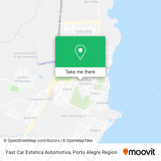 Mapa Fast Car Estetica Automotiva