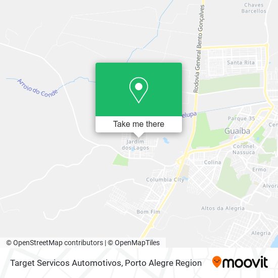 Target Servicos Automotivos map