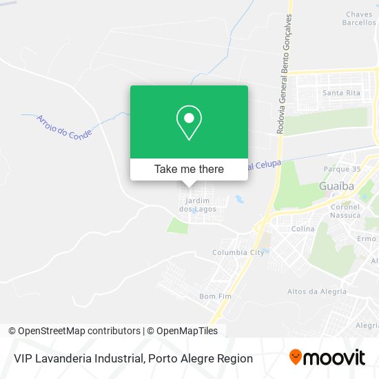 Mapa VIP Lavanderia Industrial