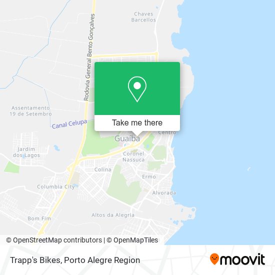 Trapp's Bikes map