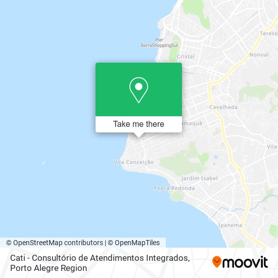 Cati - Consultório de Atendimentos Integrados map