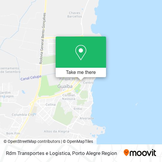 Rdm Transportes e Logistica map