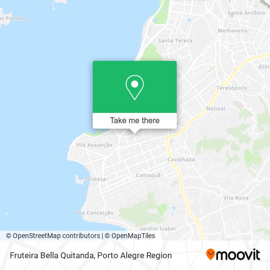 Fruteira Bella Quitanda map