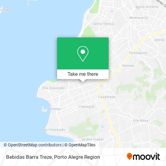 Mapa Bebidas Barra Treze