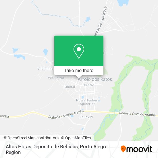 Altas Horas Deposito de Bebidas map