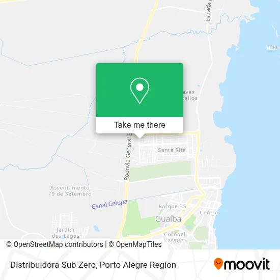 Distribuidora Sub Zero map