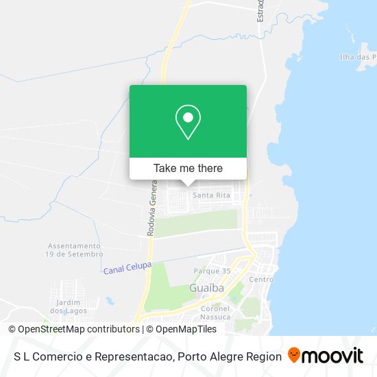 S L Comercio e Representacao map