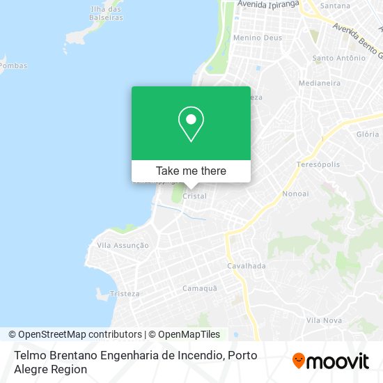 Telmo Brentano Engenharia de Incendio map