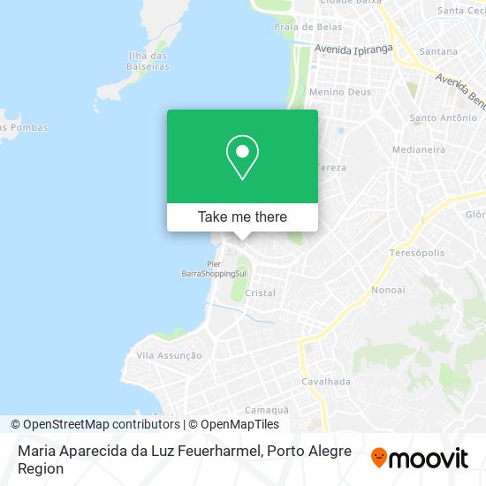 Maria Aparecida da Luz Feuerharmel map