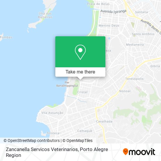 Mapa Zancanella Servicos Veterinarios