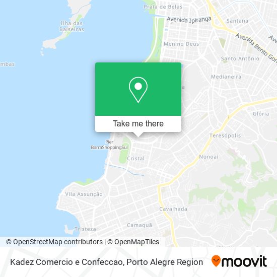 Mapa Kadez Comercio e Confeccao