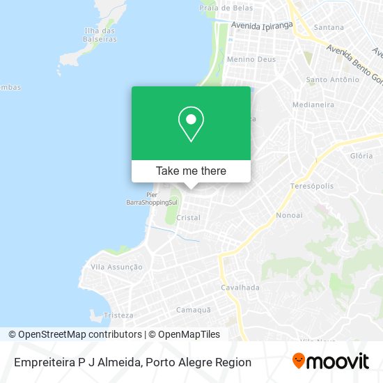 Empreiteira P J Almeida map