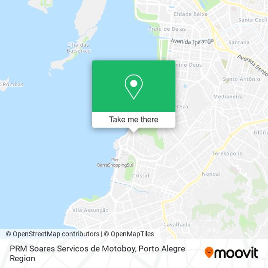 Mapa PRM Soares Servicos de Motoboy