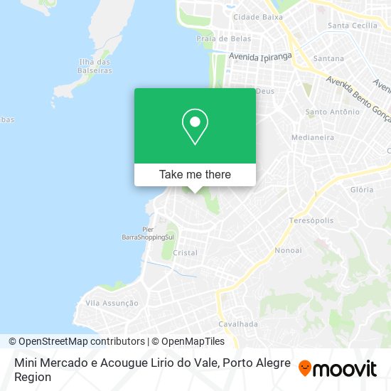 Mini Mercado e Acougue Lirio do Vale map