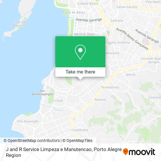Mapa J and R Service Limpeza e Manutencao