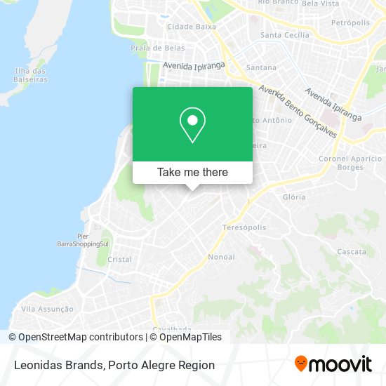 Mapa Leonidas Brands