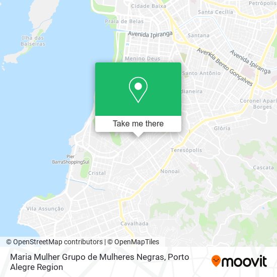 Maria Mulher Grupo de Mulheres Negras map