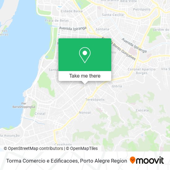 Torma Comercio e Edificacoes map