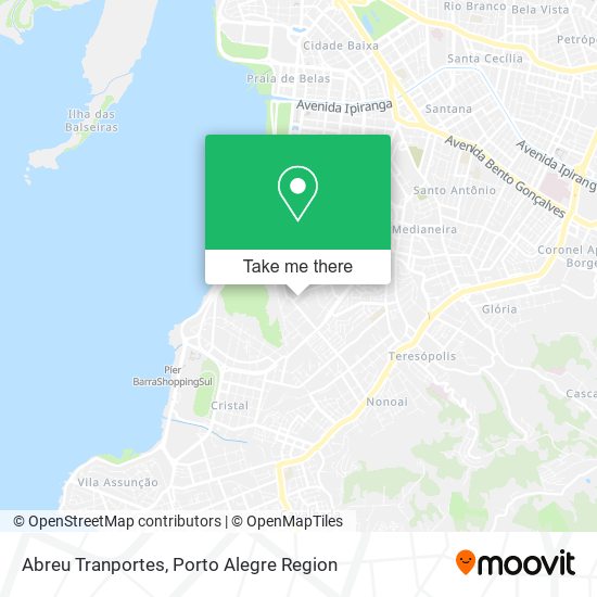 Abreu Tranportes map