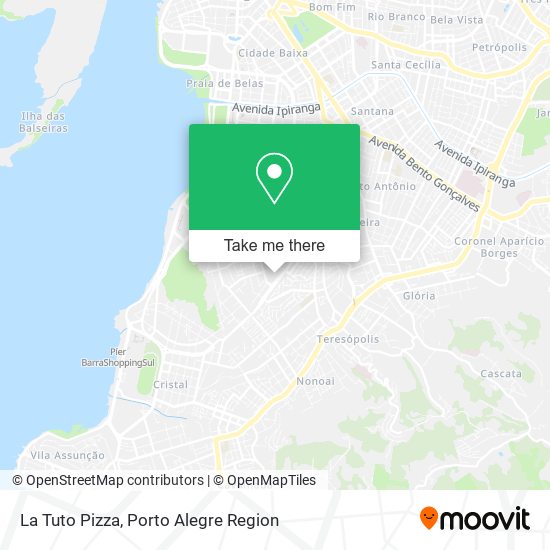 La Tuto Pizza map