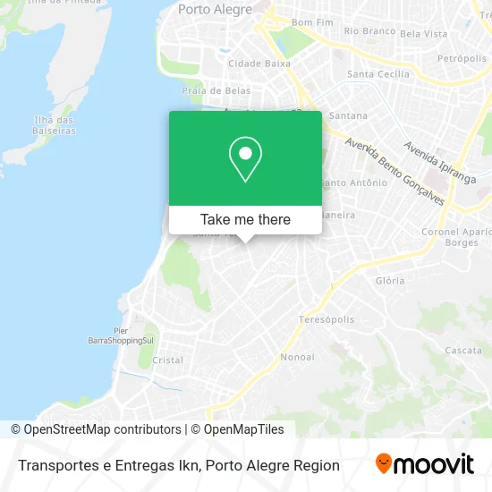 Transportes e Entregas Ikn map