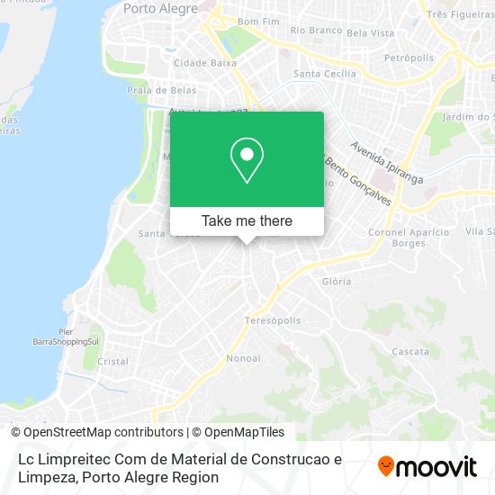 Lc Limpreitec Com de Material de Construcao e Limpeza map