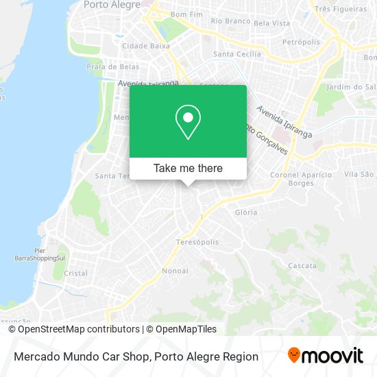 Mercado Mundo Car Shop map