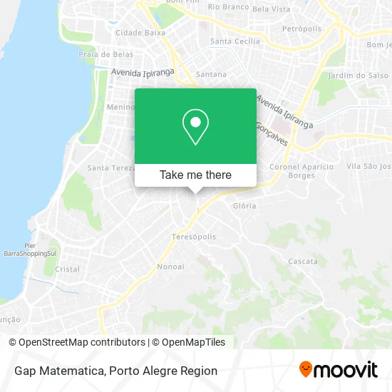 Gap Matematica map