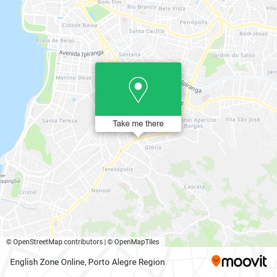 Mapa English Zone Online