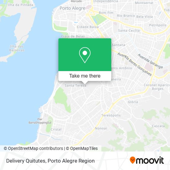 Mapa Delivery Quitutes