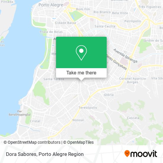 Dora Sabores map