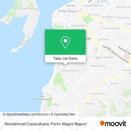 Residencial Copacabana map