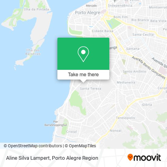 Aline Silva Lampert map