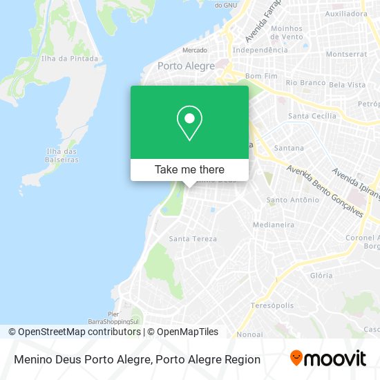 Mapa Menino Deus Porto Alegre