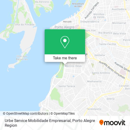 Urbe Service Mobilidade Empresarial map