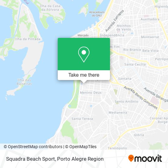 Squadra Beach Sport map