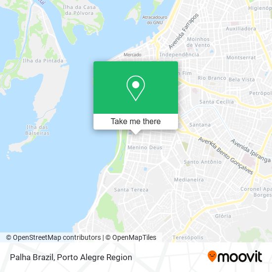 Palha Brazil map