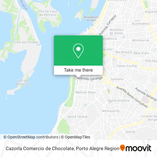 Cazorla Comercio de Chocolate map