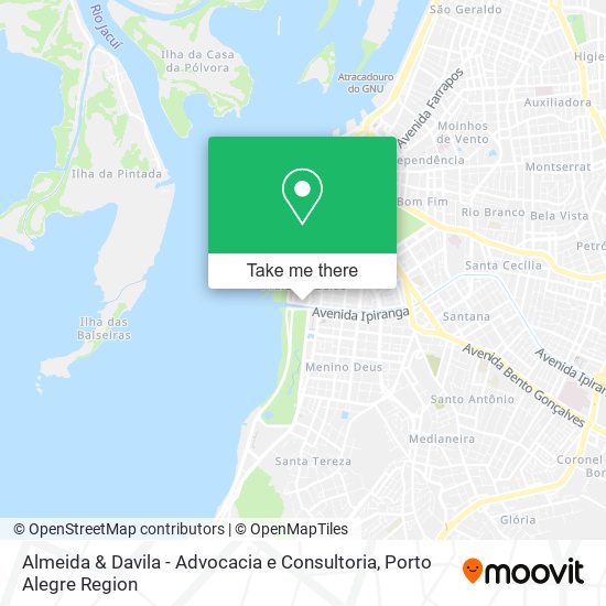 Mapa Almeida & Davila - Advocacia e Consultoria