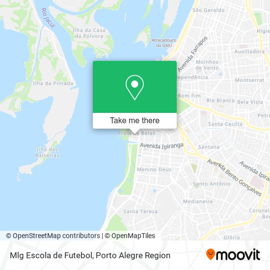 Mlg Escola de Futebol map