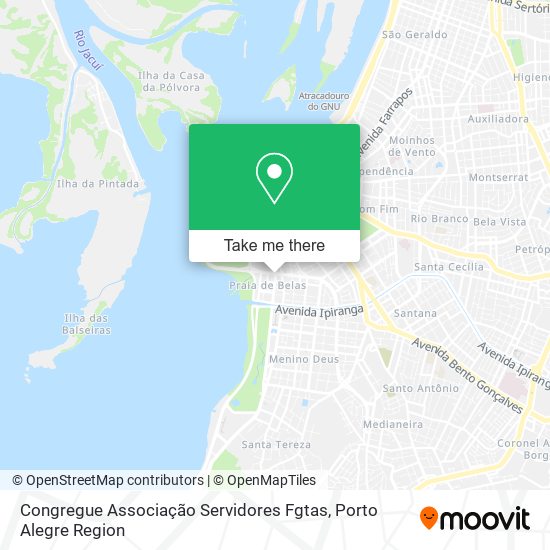 Congregue Associação Servidores Fgtas map