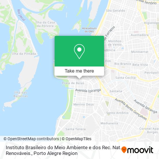 Instituto Brasileiro do Meio Ambiente e dos Rec. Nat. Renováveis. map