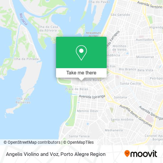 Angelis Violino and Voz map