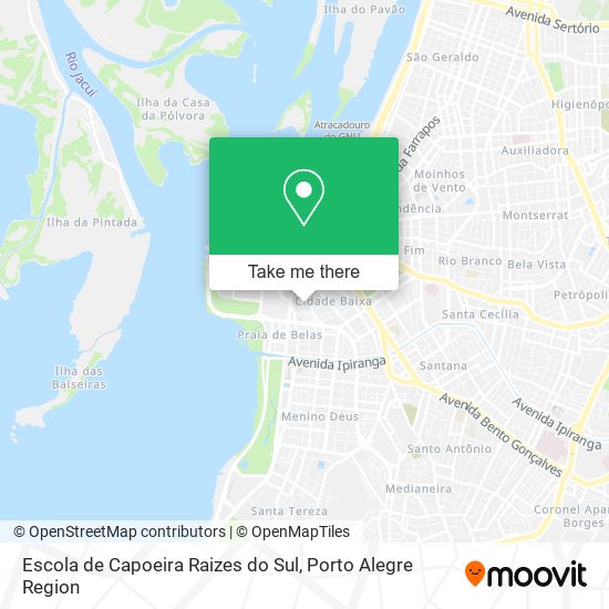 Escola de Capoeira Raizes do Sul map