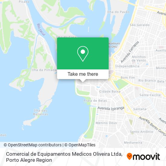 Comercial de Equipamentos Medicos Oliveira Ltda map