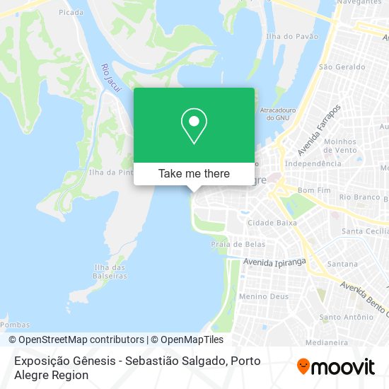 Exposição Gênesis - Sebastião Salgado map
